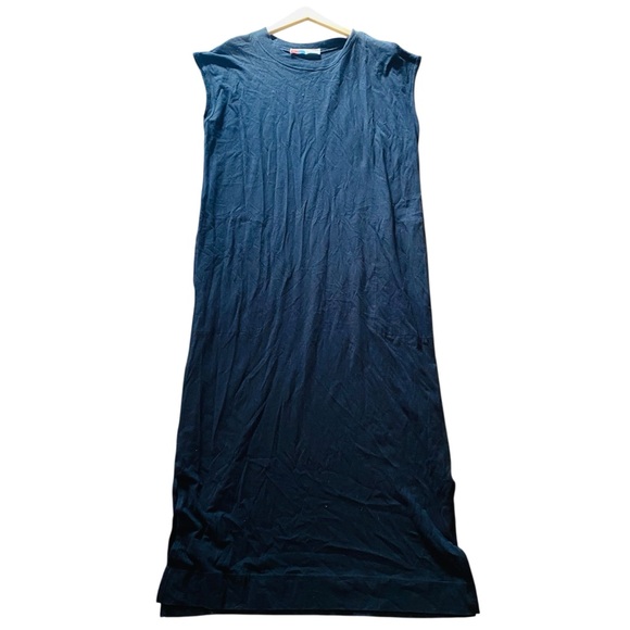 Free People Beach Midi Dress Medium Black Muscle T-Shirt Sleeveless All Day Long - Picture 5 of 8